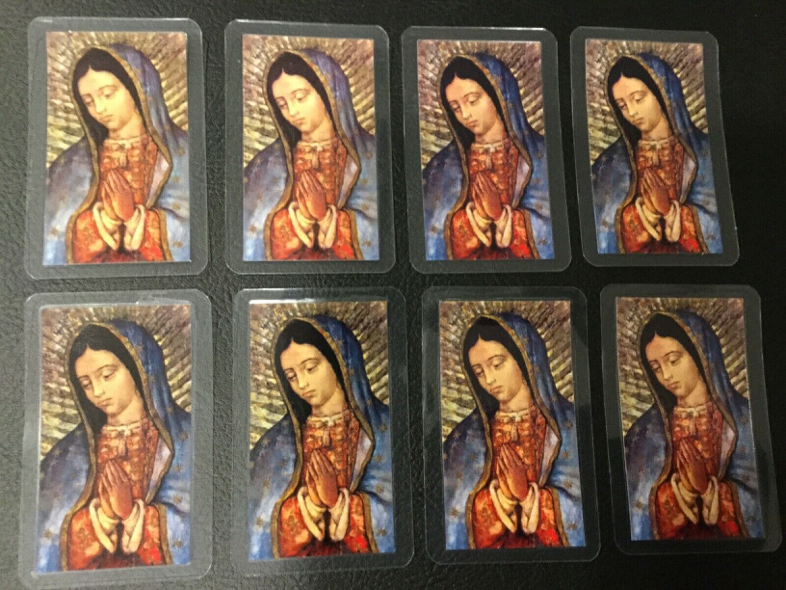 8 pcs Virgen de Guadalupe laminated prayer card - spanish prayer